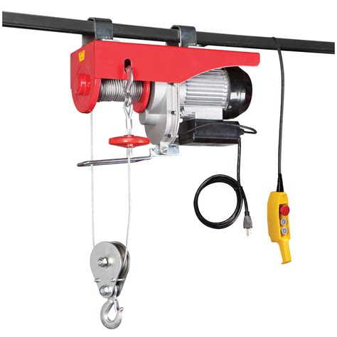 Electric Winch Hoist Harbor Freight VEVOR Electric Hoist, 2200 lbs Lifting Capacity, 1600W 110V Electric.  Electric Winch Hoist Harbor Freight